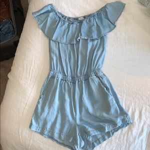 Splendid denim romper